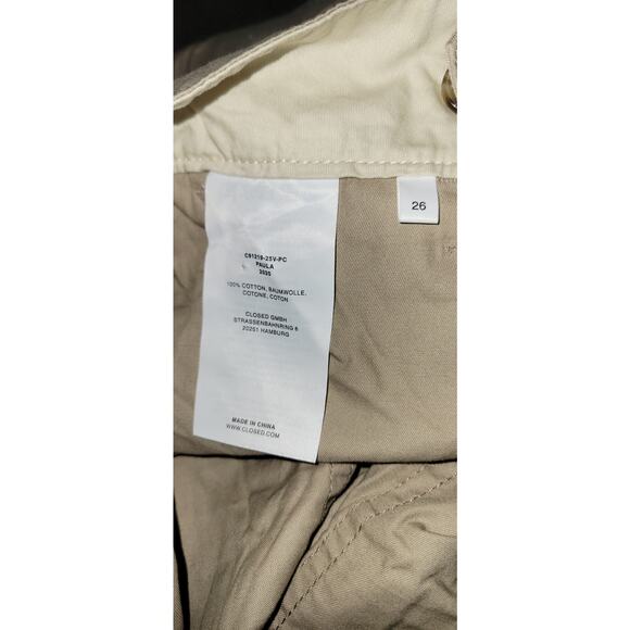 New Free People x Closed Paula Pants $310 SIZE 26 Cropped Straight Leg - Picture 7 of 7